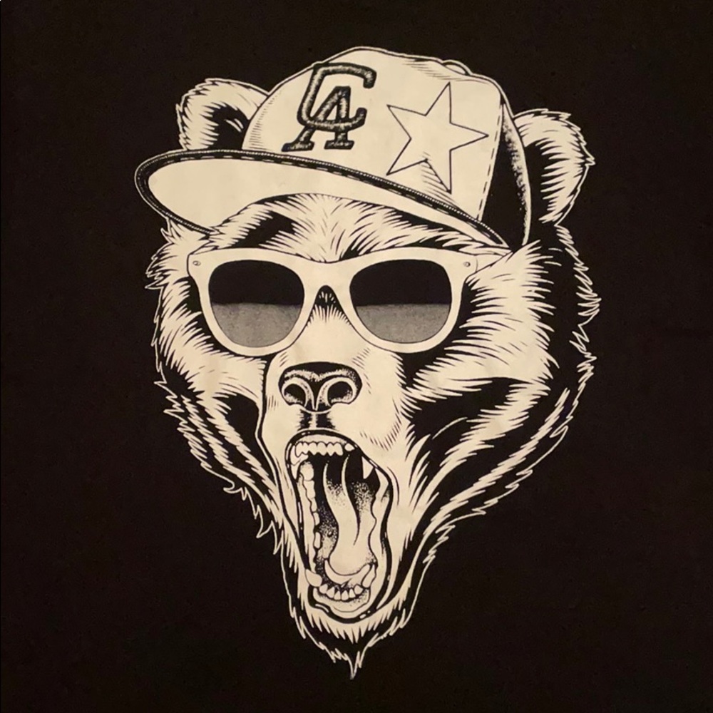 RK BLK BEAR 🐻 SHORT SLEEVE TEE